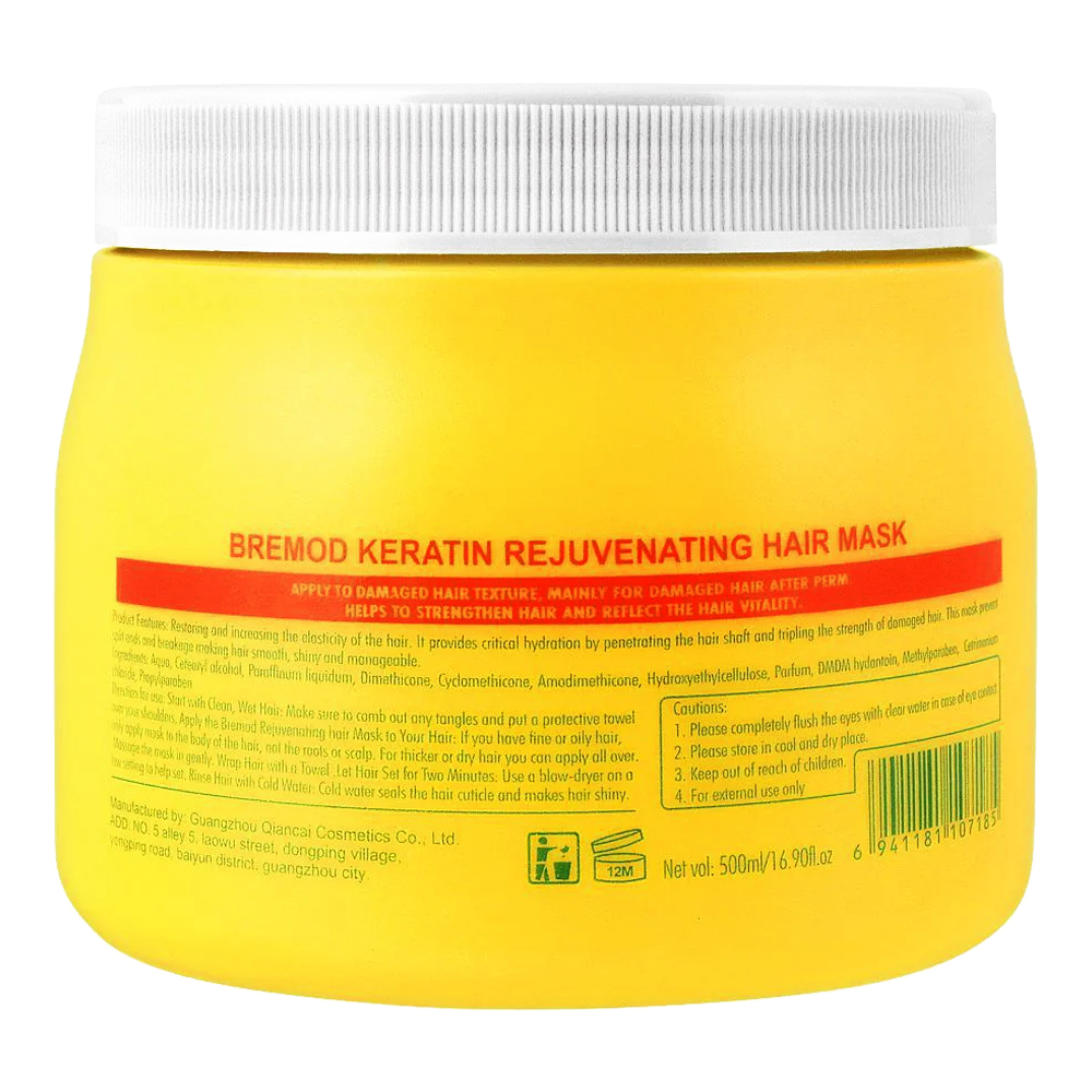 Bremod Keratin Rejuvenating Hair Mask 500ml - Image 2