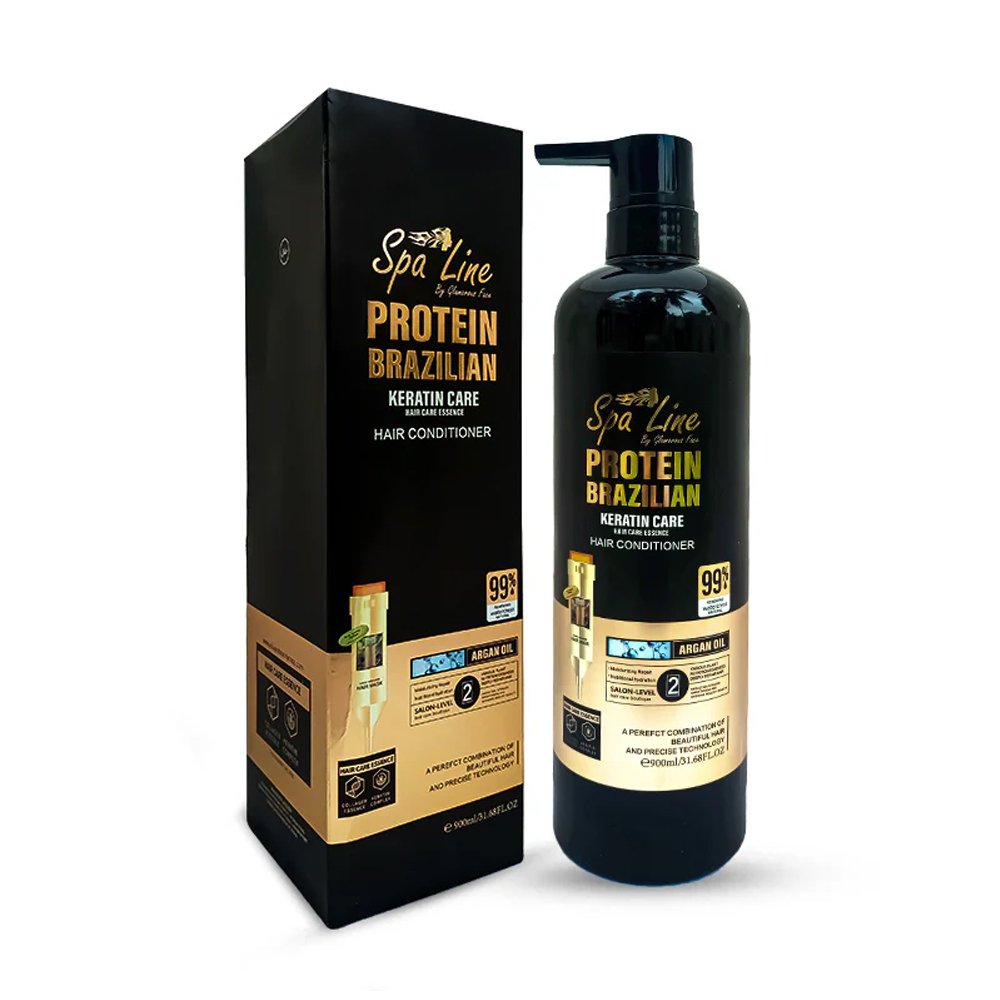 Glamorous Face Spa Line Protein Brazilian Keratin Care Conditioner 900ml - Image 3