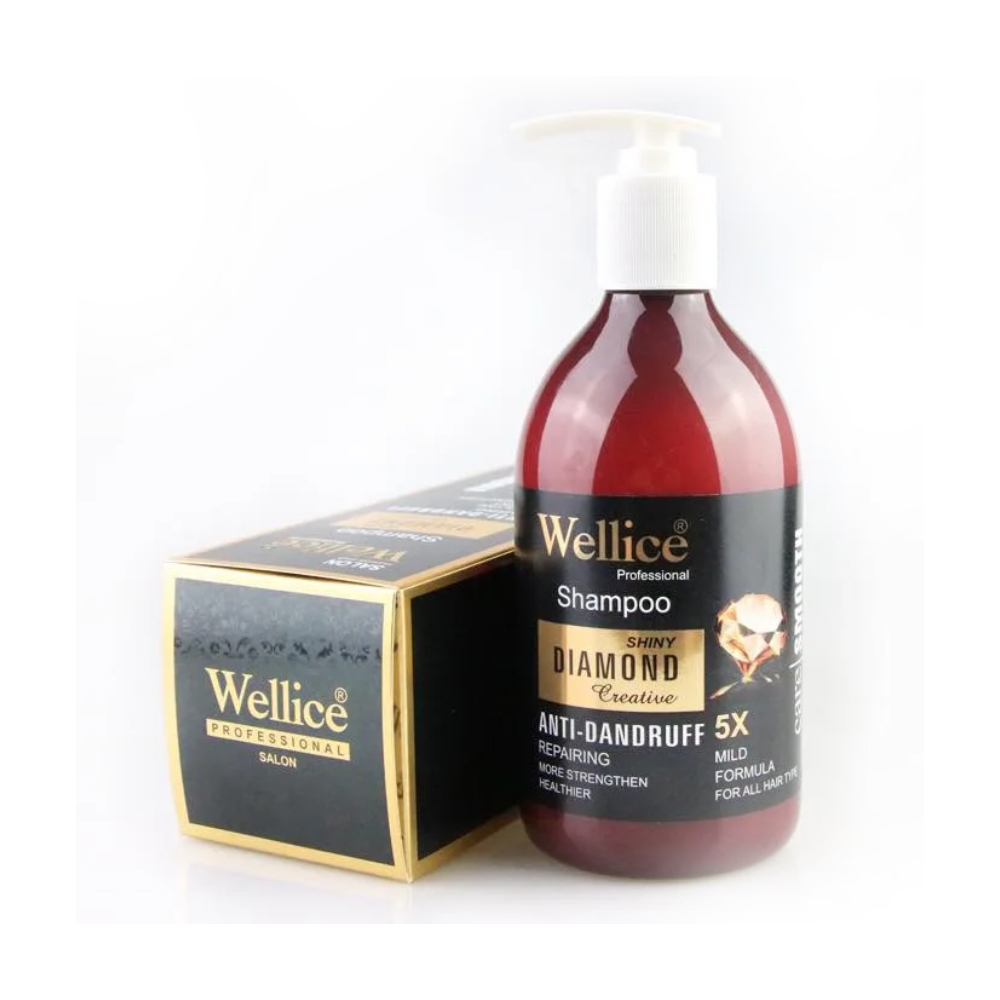 Wellice Diamond Shampoo 550ml - Image 3