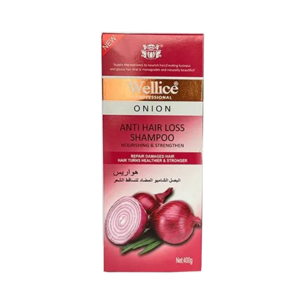 Wellice Onion Anti Hair Loss Shampoo 400g - Image 2