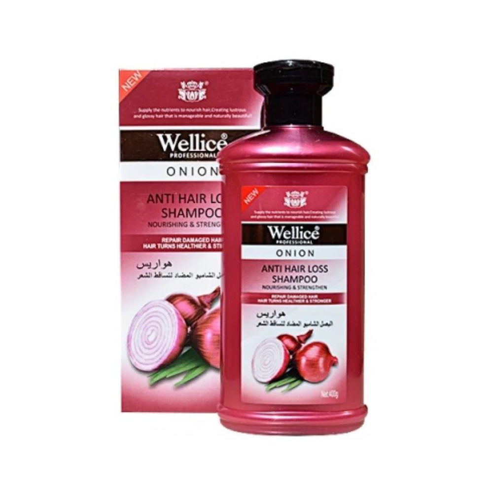 Wellice Onion Anti Hair Loss Shampoo 400g - Image 3