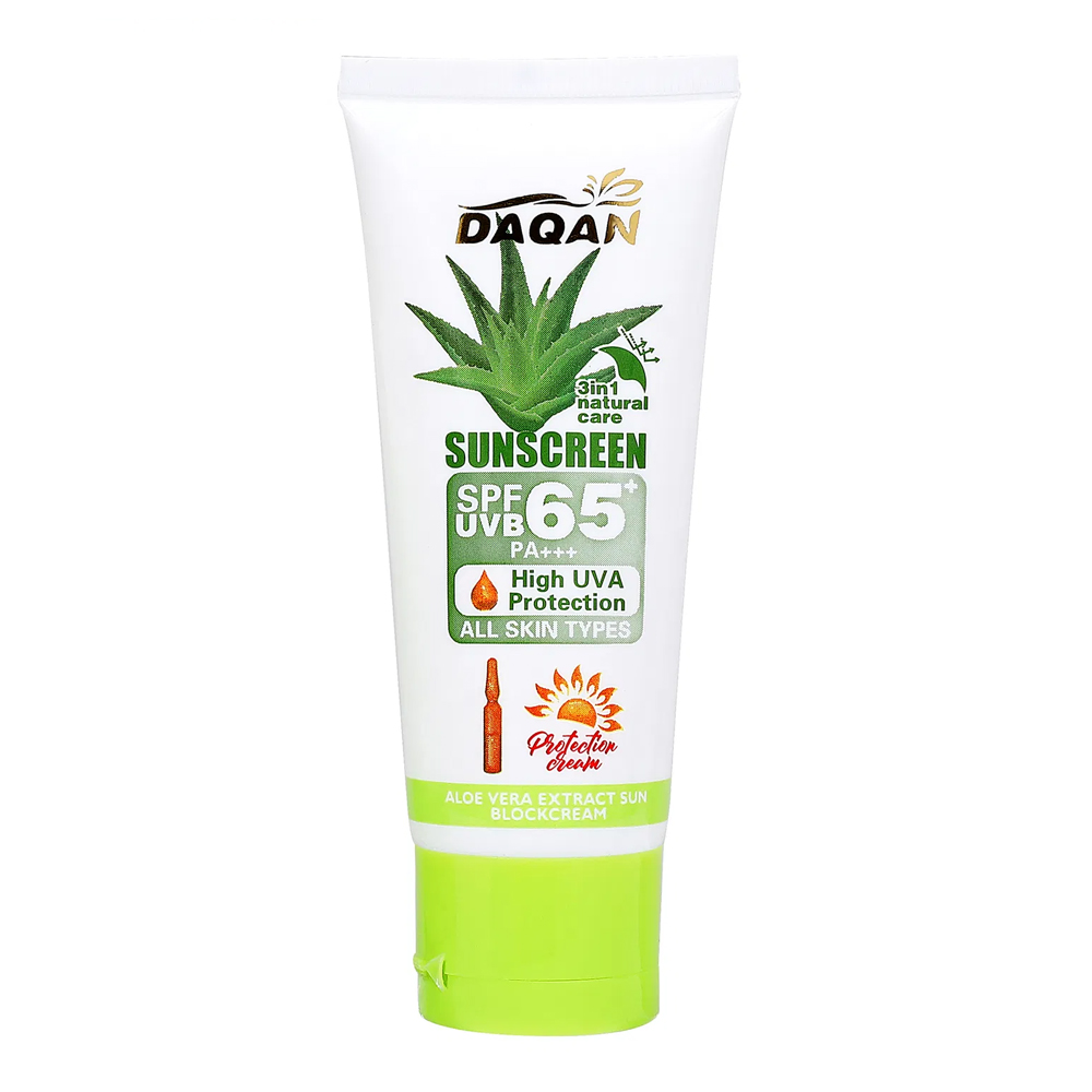 Daqan Lightweight SPF 65 Aloe Vera Face Sunscreen 60g