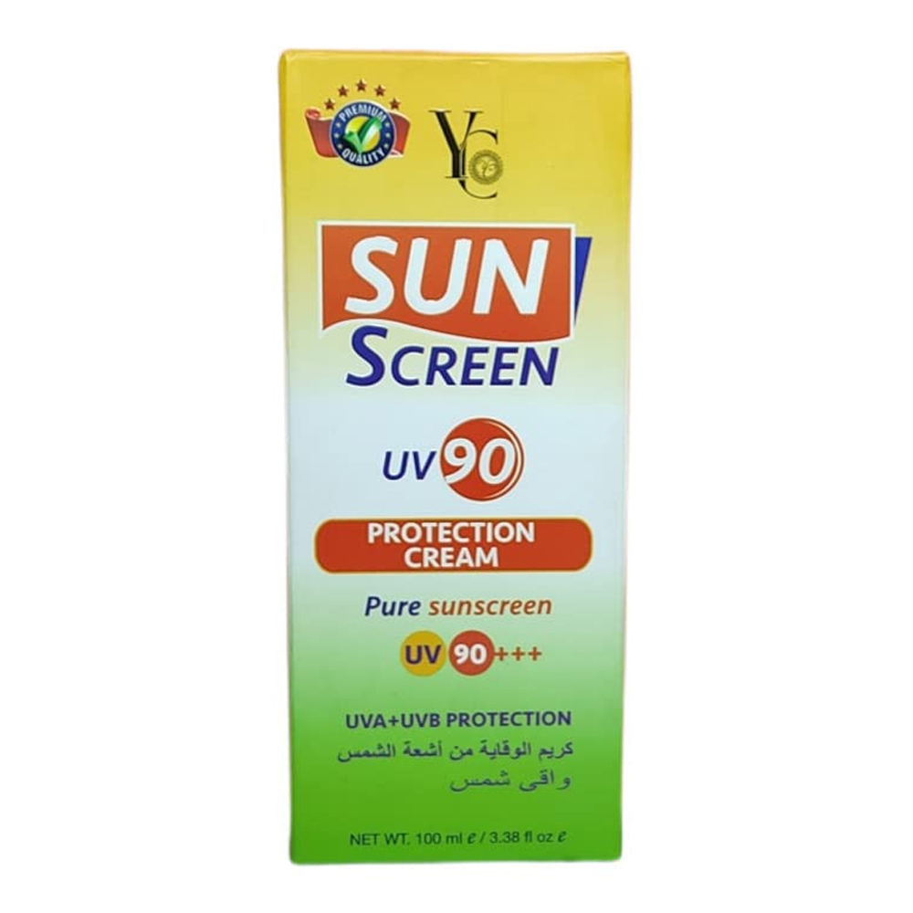 YC Sun Screen UV 90 Protection Cream 100ml - Image 2