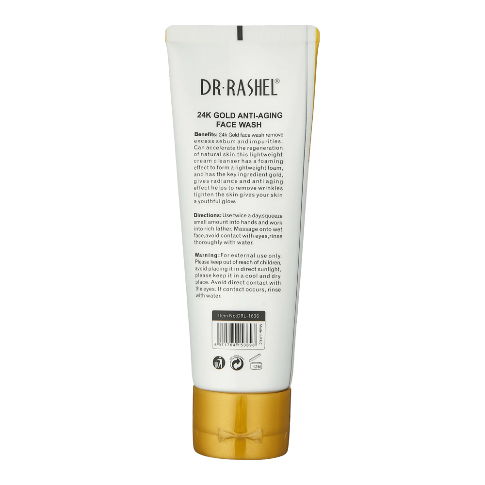Dr.Rashel 24K Gold Anti-Aging Face Wash 100g - Image 2