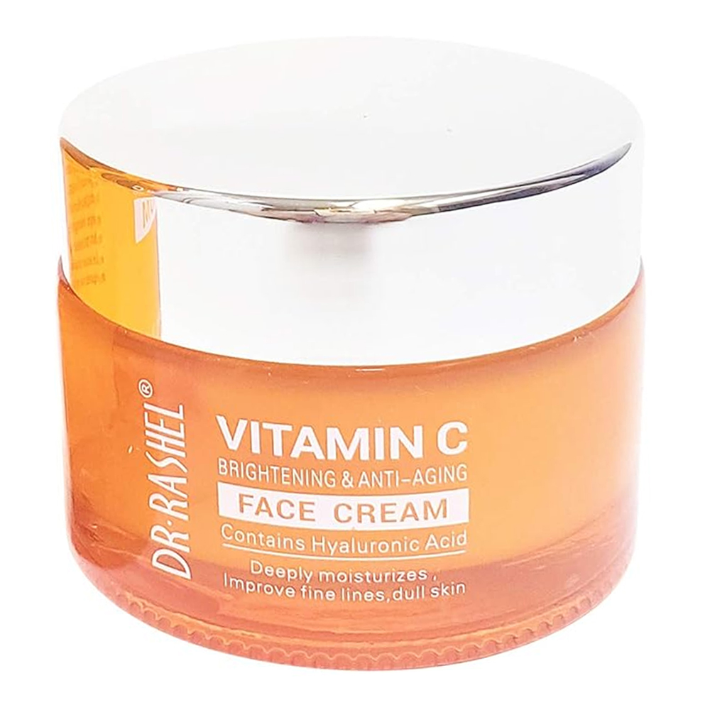 Dr.Rashel Vitamin C Brightening & Anti Aging Face Cream Powered By Hyaluronic Acid 50g