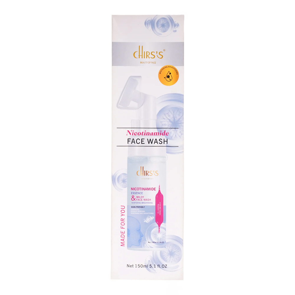 Chirs's Nicotinamide Face Wash Whitening & Brightening Cleansing Mousse 150ml - Image 2