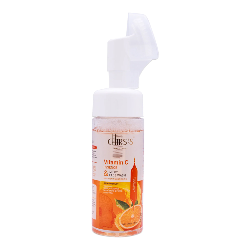 Chirs's Vitamin C Face Wash Brightening & Anti Aging Cleansing Mousse 150ml