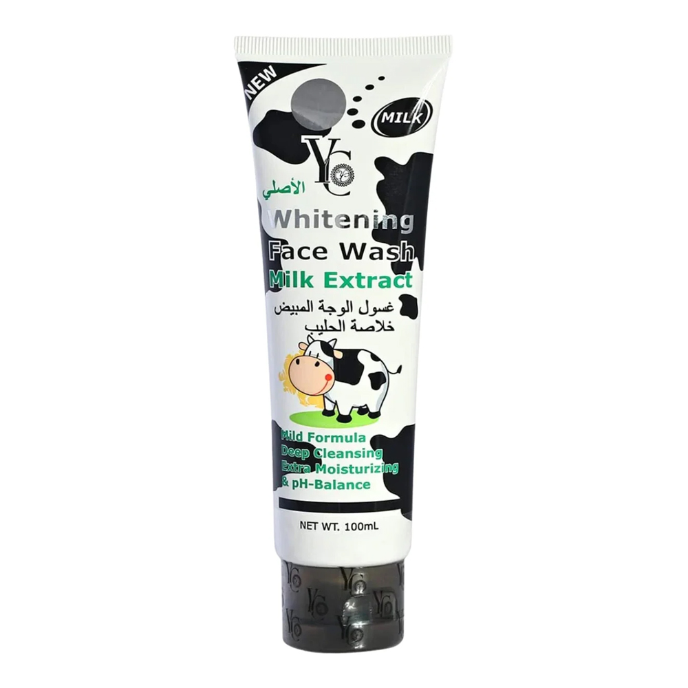 YC Whitening Face Wash Milk Extract 100ml