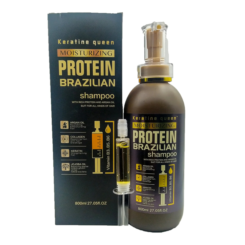 Keratin Queen Moisturizing Protein Brazilian Shampoo 800ml